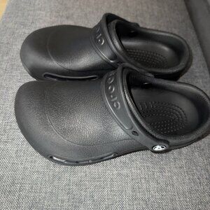 Crocs Bistro Chef Mario Batali Graphite Gray Clogs Slip Resistant M-5, W-7